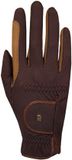 Roeckl Handschoenen Roeckl Malta Grip Bicolor Middenbruin-lichtbruin - 6,5
