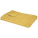 Atmosphera Sprei/deken/plaid - okergeel - polyester - 120 x 160 cm - geknoopt motief