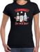 Bellatio Decorations fout kersttrui t-shirt dames - IJskoud bier - zwart - Christmas beer S