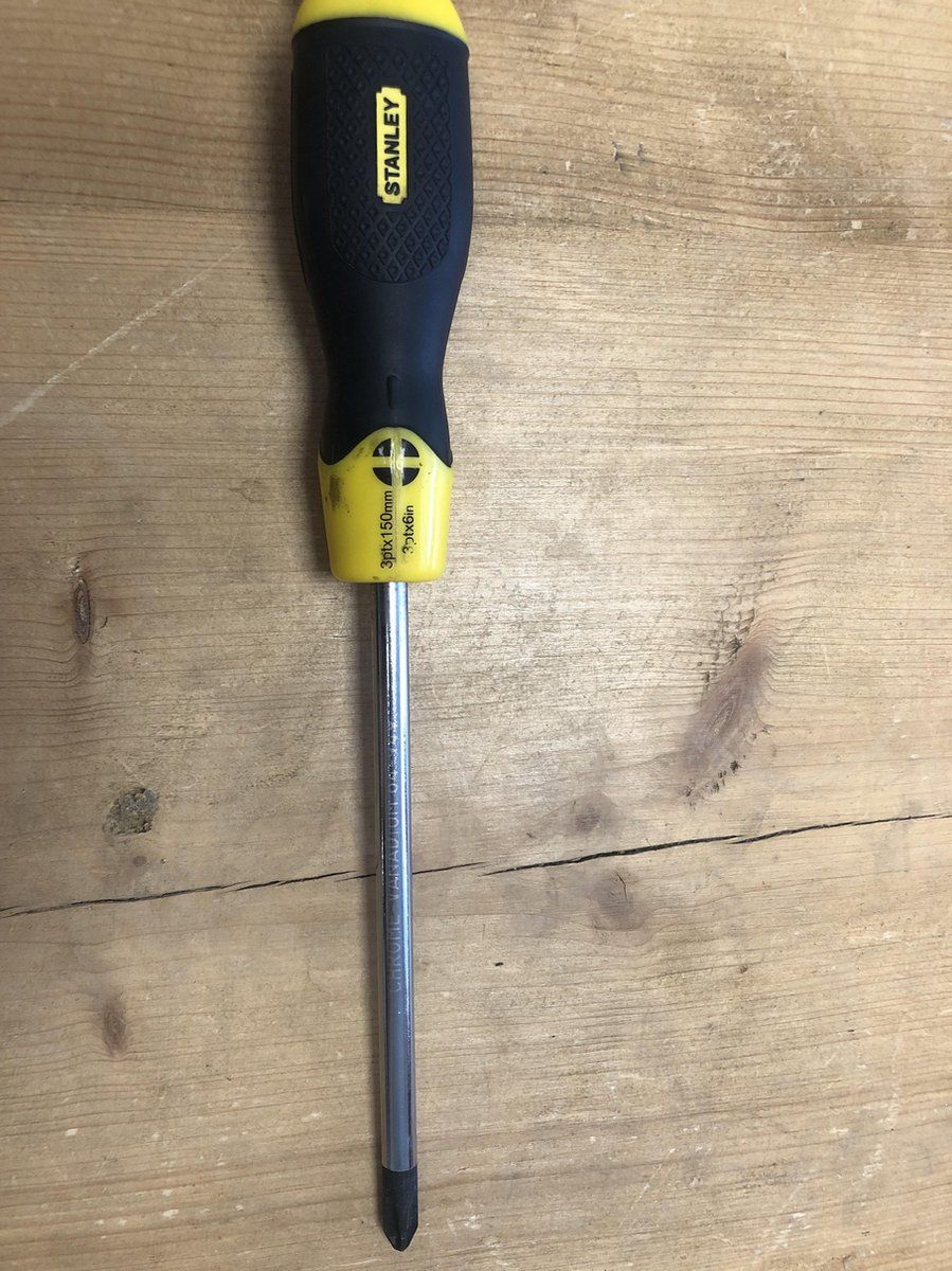 Stanley Pozidrive Schroevendraaier 3ptx 150 mm