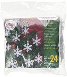 Beadery Plastic Vakantie Parels Ornament Kit Mini Sneeuwvlokken 2 inch macht 24