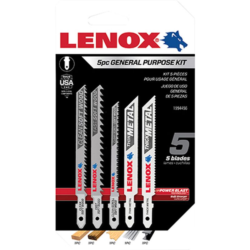 Lenox Decoupeerzaagset - 5-delig