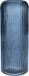 Bellatio Design Vase - denim blue - transparent glass - 10 x 25 cm