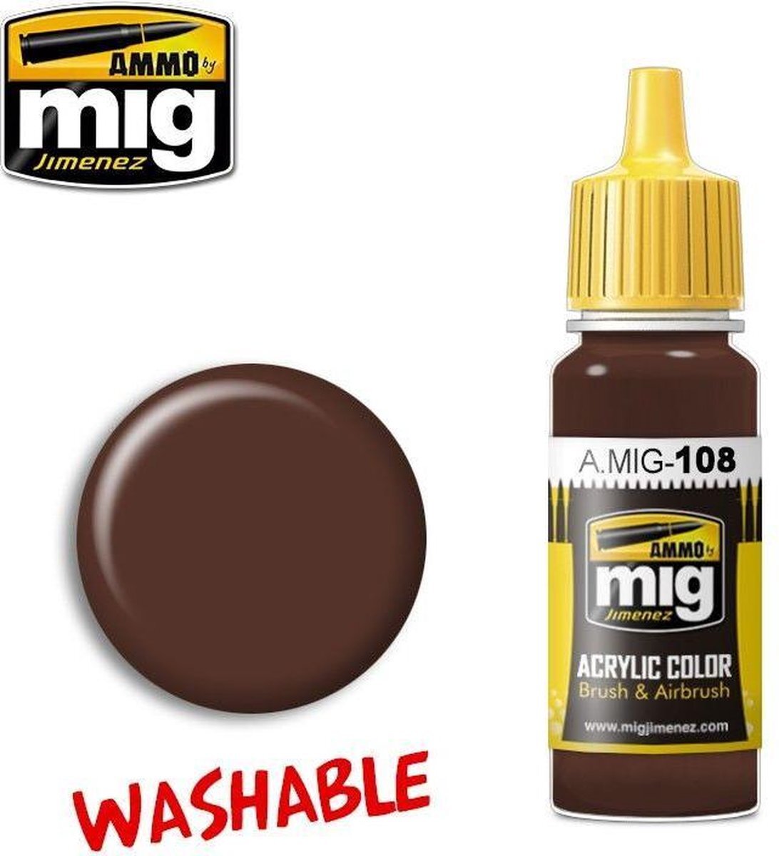 AMMO MIG - Washalbe Mud (17 Ml) (Mig0108)