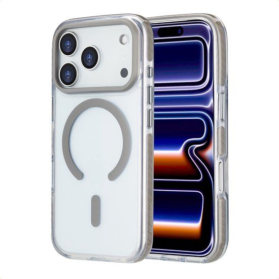 imoshion Combat MagSafe Backcover voor de Apple iPhone 17 Pro - Grijs