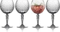 Lyngby Glas Melodia kristal gin tonic glazen - 650 ml - set van 4