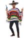 Smiffys Uniseks Mexicaanse poncho. Verpakt