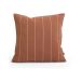 HAY Coussin Terrazza Terracotta rayure étroite, 60x60 cm