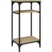 Table d'appoint en chêne 40x30x75 cm Bois d'ingénierie