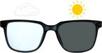 Vista Bonita Leesbril Cubo Photochromic-Midnight Blue-+1.00