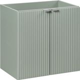 COMAD MDF Badkamermeubel 60 cm, groen (rietgroen), gefreesd, modern