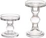 Giftdecor Bougeoir en verre décoratif