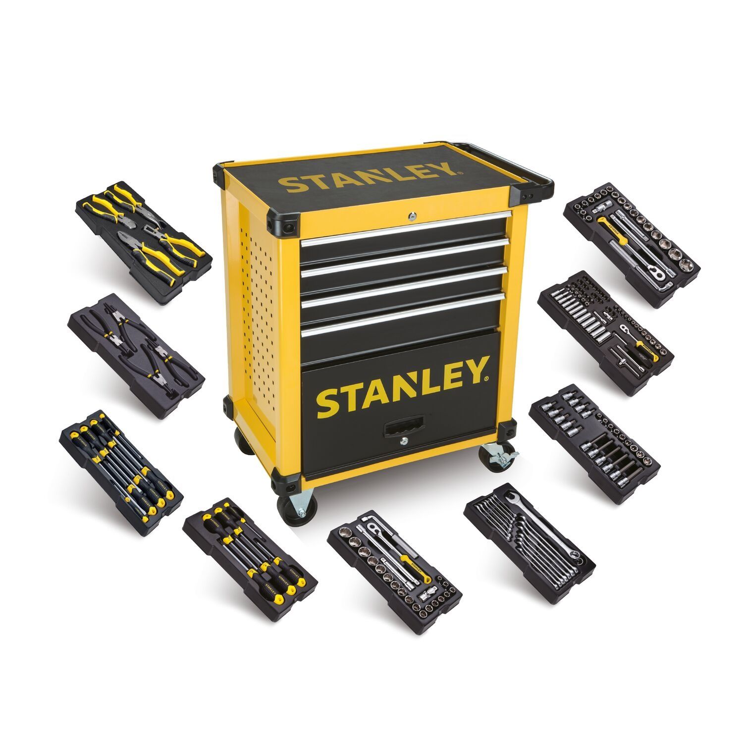 Stanley STHT0-80442 Gereedschapskar - 4 laden - 9 modules