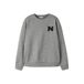 NAME IT KIDS sweater met borduursels - grijs