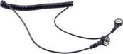 Quadrios câble de mise à la terre ESD 1,80 m Bouton-poussoir 10 mm, Bouton-poussoir 4 mm