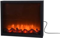 LED Ways Sfeerhaard - Realistisch Vlammeneffect - LED - Zwart - 41x25cm