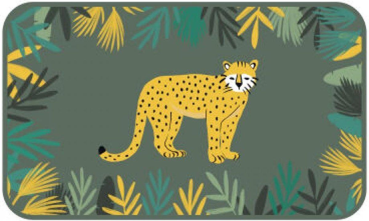 DOUCEUR D'INTERIEUR Russle - Vloerkleed - Jungle Panter - groen - 45 x 75 cm