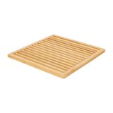 Icecat Dessous de plat carré, bambou, 20 x 20 cm