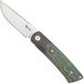 Reate Tribute Satin M390, Titanium FatCarbon Jungle Wear, zakmes, Jack Chen design