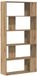vidaXL Bibliothèque 80 x 24 x 159 cm bois d'ingénierie chêne artisanal
