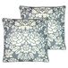 Paoletti Melrose veren gevulde kussens Twin Pack