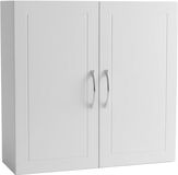 Merkloos Relaxdays Hangkast badkamer - 60x60x18 cm - wit