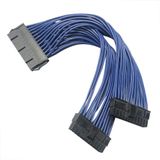 Gintai Voeding Verlengkabel PSU Mannelijk naar Vrouwelijk Y Splitter Vervanging voor ATX 24Pin 1 tot 2 Port 23.5cm
