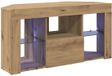 vidaXL Hoek LED TV Kast Artisan Eiken 100 x 40 x 50 cm Bewerkt Hout