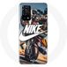 Nike Hoesje voor Oppo A55 4G Logo Wit Motorwiel Maniacase