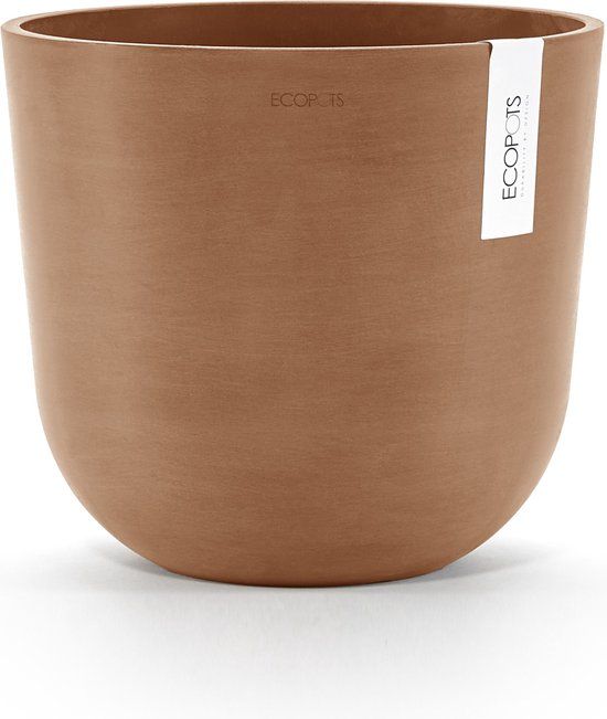 Ecopots Oslo 25 - Terra - Ø25 x H21,8 cm - Ronde bloempot