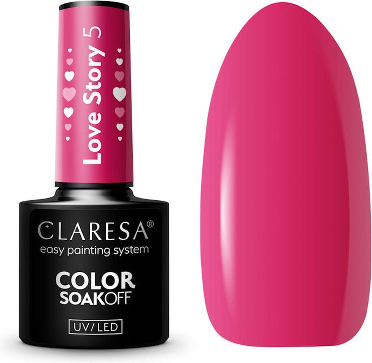 Claresa UV/LED Gellak Love Story #5 - 5ml - Roze