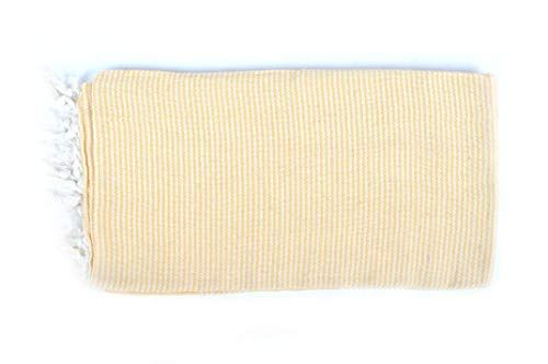 Bonamaison Katoenen Pesthemal Strand- en Badhanddoek - 170 X 90 cm - Turkije