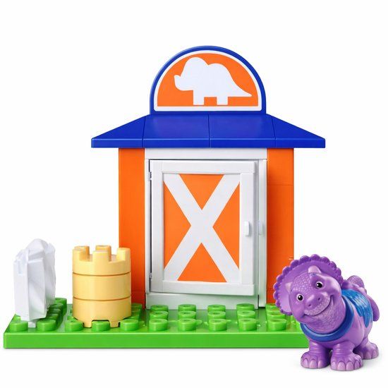 Big-Bloxx BloxX Bino Ranco Basic Set Tango - Bouwblokken Speelset met Figuren en Dinosaurus - Bouwstenen Speelgoed 47 Stuks - Bouwset voor Kinderen