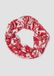 s.Oliver - Foulard en viscose à motif floral - rouge coquelicot
