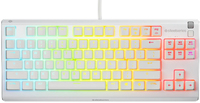 SteelSeries Apex 3 TKL - White - RGB Gaming Keyboard - US Qwerty