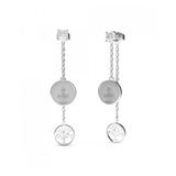 Guess Oorbellen Dames Guess JUBE01444JWRHT-U Roestvrij staal 2 cm