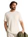 Tom Tailor T-shirt met borstzak - Maat XXL - Gardenia White