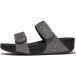 FitFlop Lulu Adjustable Shimmerlux Slides Femme - Pewter
