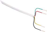 Q-Link Telefoon/signaalkabel - rond - 4 x 0.5 mm² - 25 m - wit