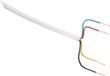 Q-Link Telefoon/signaalkabel - rond - 4 x 0.5 mm² - 25 m - wit