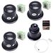 Loupe d'horloger - 5x, 10x, 15x, 20x - Monoculaire - Avec support de lentille