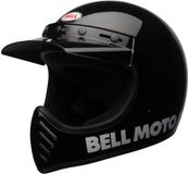 Bell Moto-3 Classic Solid Gloss Black Helmet Full Face XL
