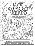 Mon cerveau turbo!: Une BD à colorier pour comprendre son TDAH