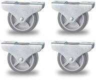 cyclingcolors 4 x meubelwielen, 25 mm, zwenkwielen, 25 kg/rol, transportwielen, apparaatwielen, rubberen rol