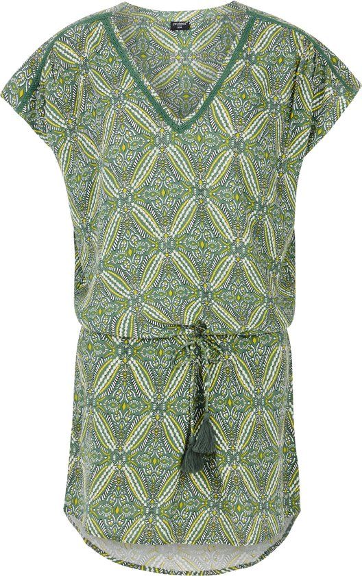Protest Prtmayla 25 Tuniek Dames V-hals Korte mouwen Koordsluiting Veggie Green