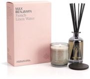 Max Benjamin Geurkaars & Geurstokjes Cadeauset - French Linen Water