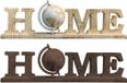 DKD Home Decor Decoratieve figuren PVC Mangohout Stads (42 x 12 x 15 cm) (2 Stuks)