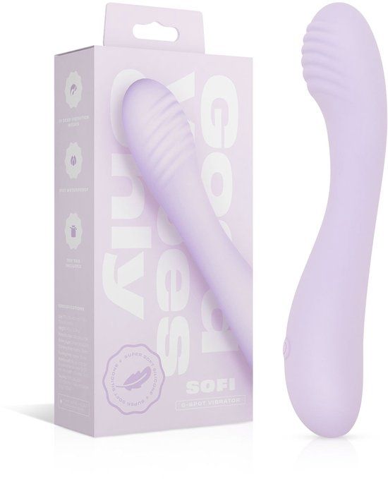 Good Vibes Only - G-spot Vibrator - Soft Silicone - Paars