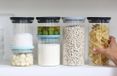Marque non spécifiée Pot de stockage en verre - 1,1 litre - Transparent
