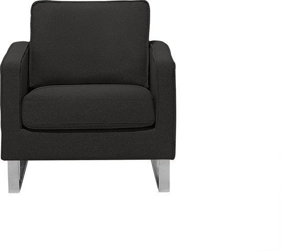 Beliani Fauteuil zwart VIND